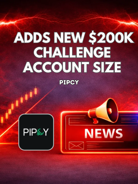 Pipcy Adds New $200K Challenge Account Size
