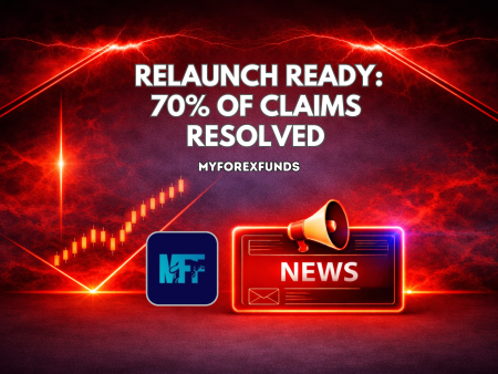 MyForexFunds Relaunch: 70% of Claims Resolved