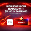Goat Funded Trader Highlights Four Traders With $11,160 in Earnings