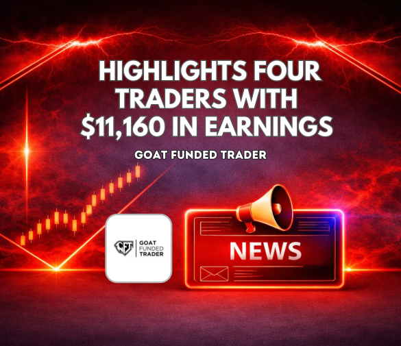 Goat Funded Trader Highlights Four Traders With $11,160 in Earnings