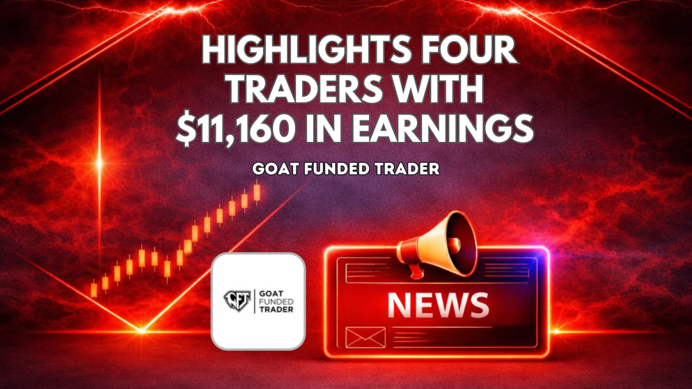Goat Funded Trader Highlights Four Traders With $11,160 in Earnings