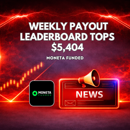 Moneta Funded Weekly Payout Leaderboard Tops $5,404