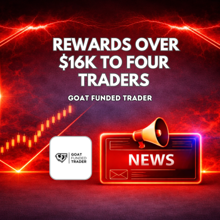 Goat Funded Trader Rewards Over $16K to Four Traders