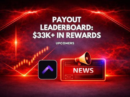 Upcomers Payout Leaderboard Shows $33,750 in Rewards