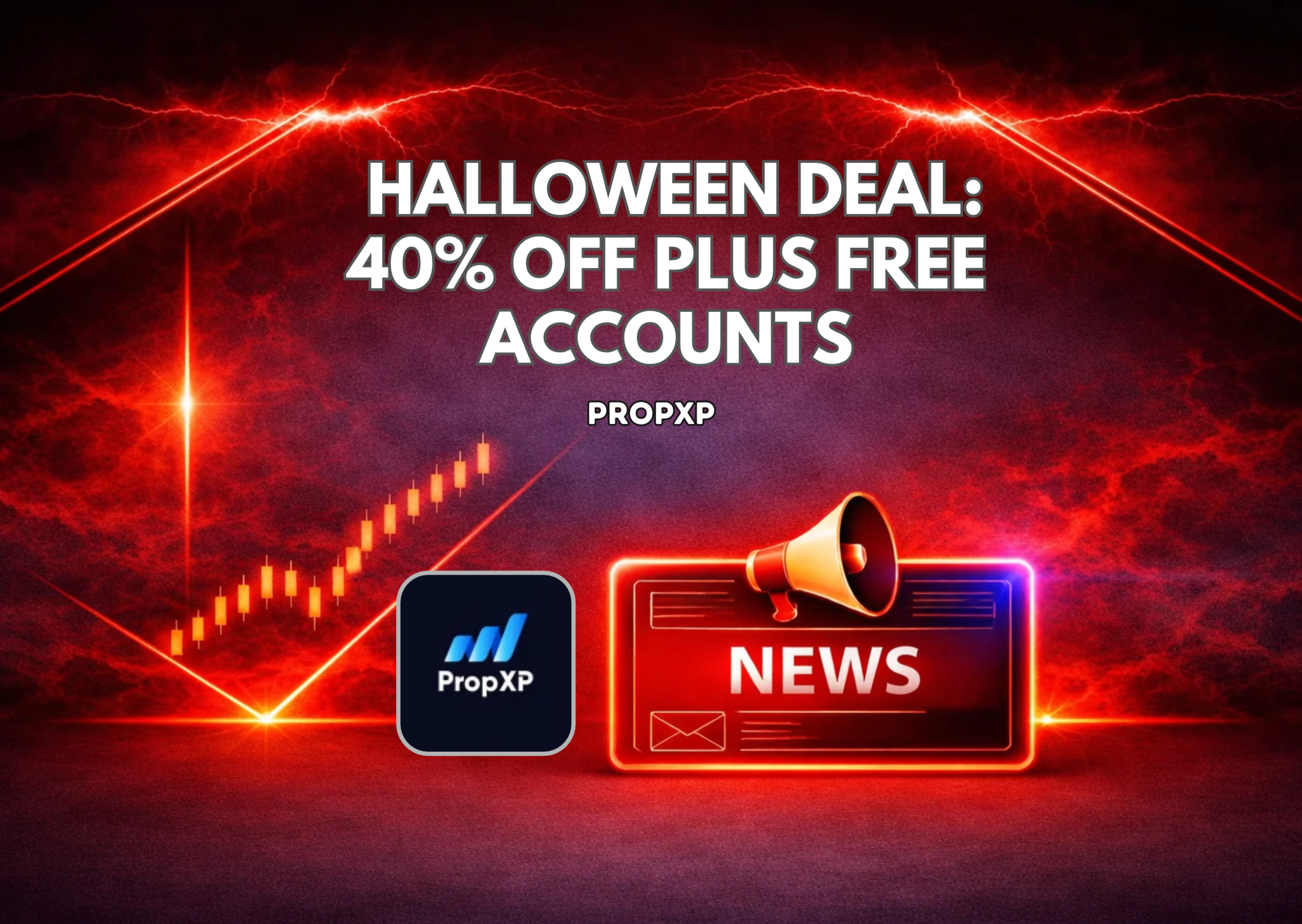 PropXP Halloween Deal: 40% Off Plus Free Accounts