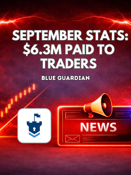 Blue Guardian September Stats: $6.3M Paid to Traders