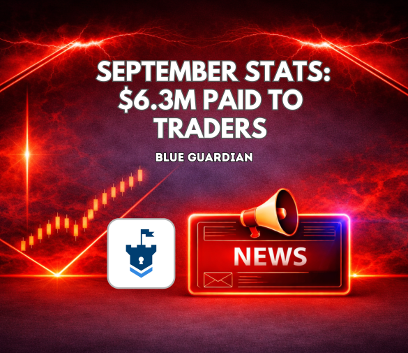 Blue Guardian September Stats: $6.3M Paid to Traders