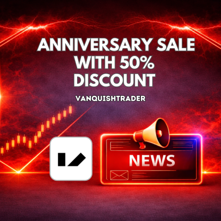 VanquishTrader Anniversary Sale with 50% Discount