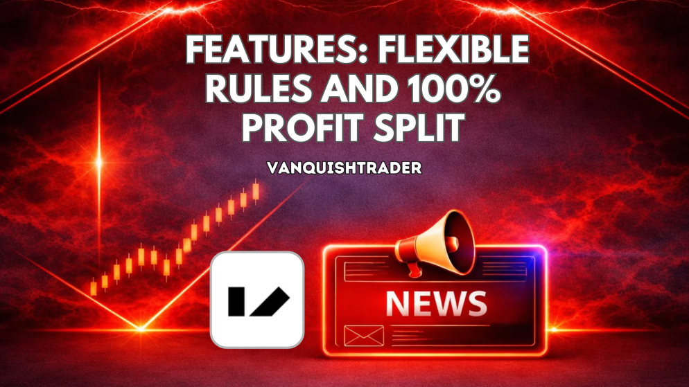 VanquishTrader Features: Flexible Rules and 100% Profit Split