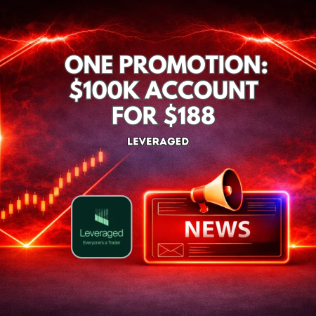 Leveraged ONE Promotion: $100K Account for $188