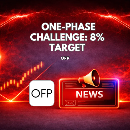 OFP One-Phase Challenge: 8% Target and 100% Profit Split