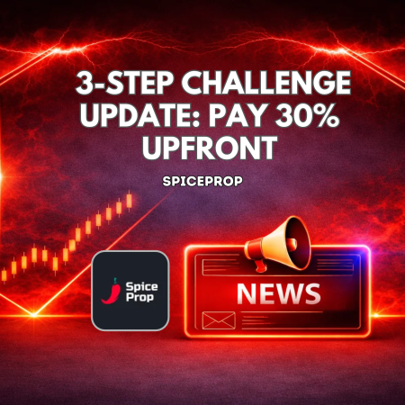 SpiceProp 3-Step Challenge Update: Pay 30% Upfront