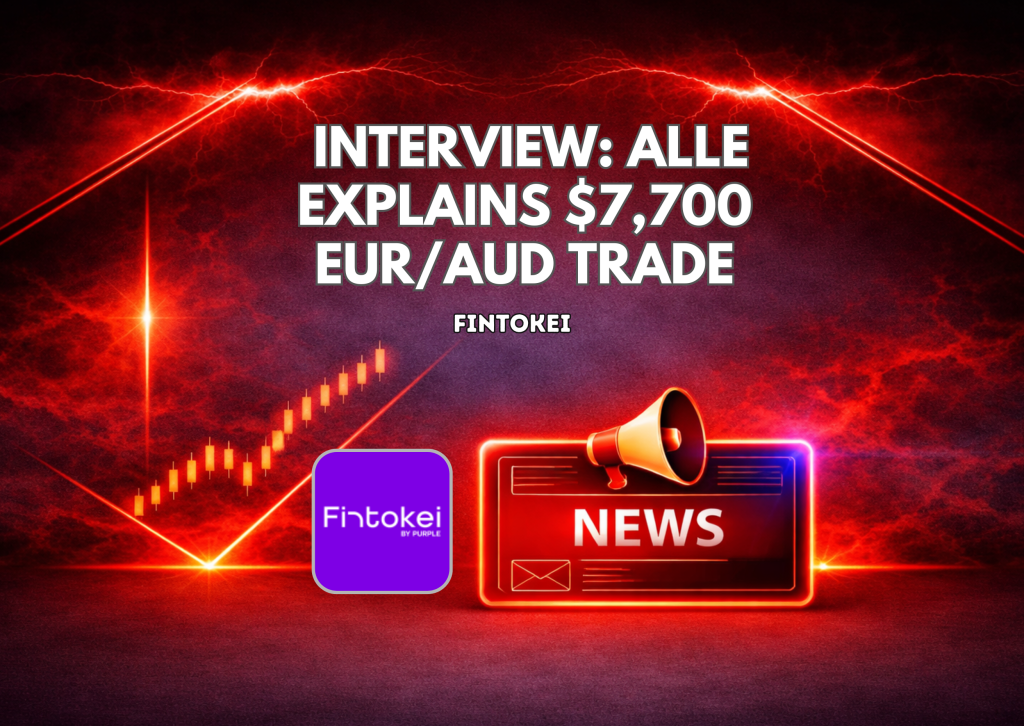 Fintokei Interview: Alle Explains $7,700 EUR/AUD Trade