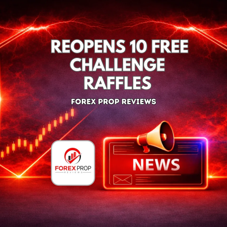 Forex Prop Reviews Reopens 10 Free Challenge Raffles