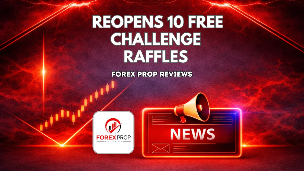 Forex Prop Reviews Reopens 10 Free Challenge Raffles