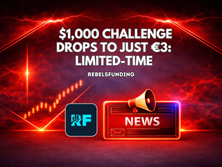 RebelsFunding $1,000 Trading Challenge Drops to Just €3