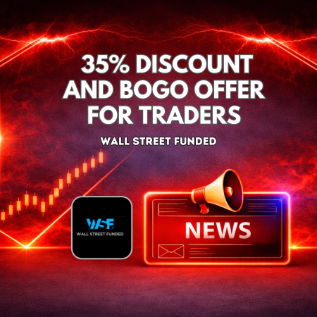 Wall Street Funded 35% Discount and BOGO Offer