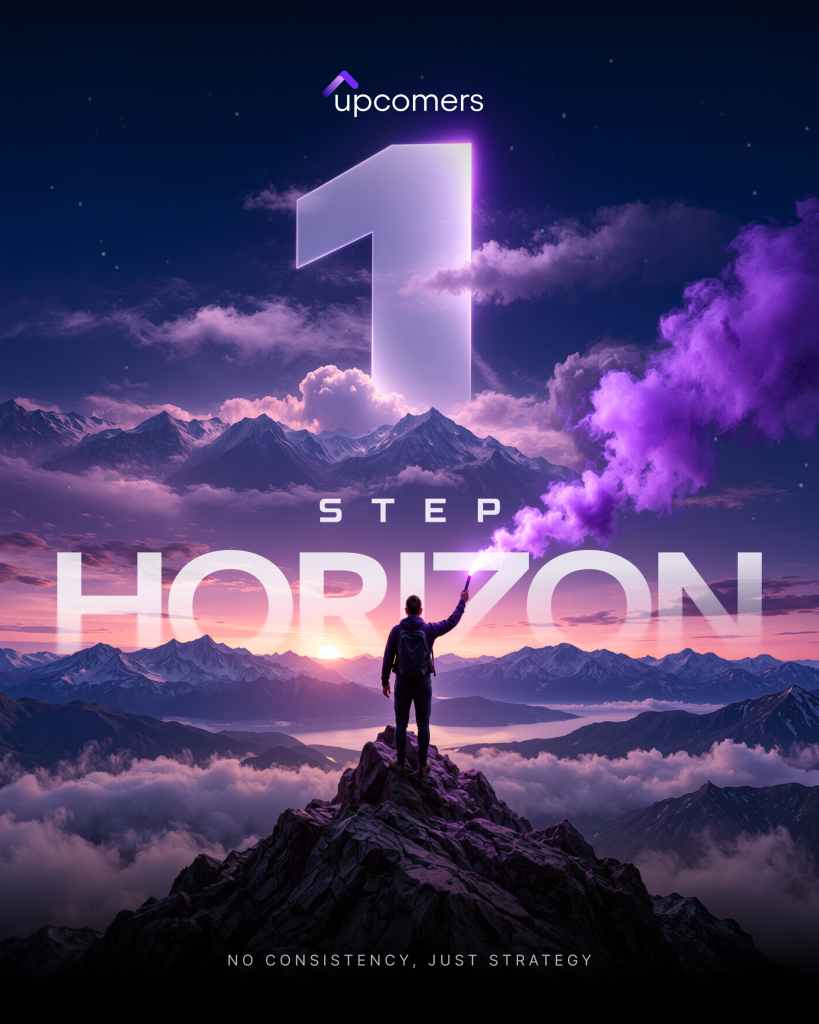 Upcomers Horizon challenge introduces a 1-step evaluation with no consistency rule, a 9% target, and up to 100% profit split.