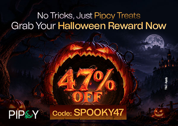 Listed a new prop firm, Pipcy, on Forex Prop Reviews, featuring its funding challenges and a 47% Halloween discount with code SPOOKY47.